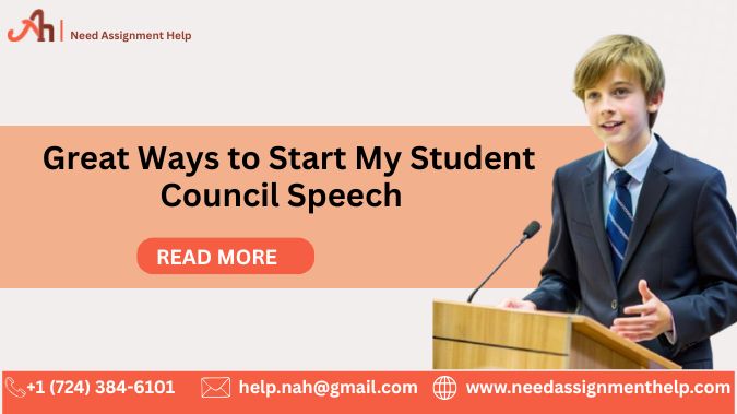 What Are Great Ways to Start My Student Council Speech and Perfect It Overall?